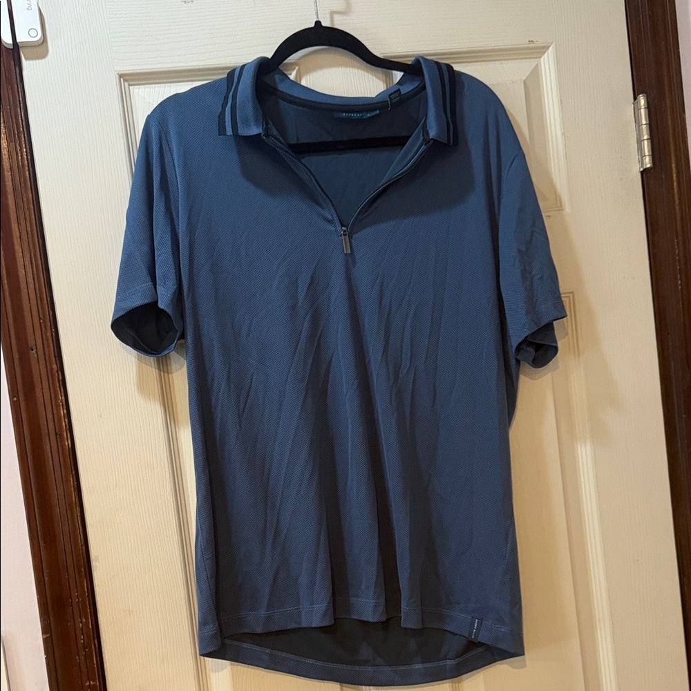 Perry Ellis Men's Slate Polo Shirt